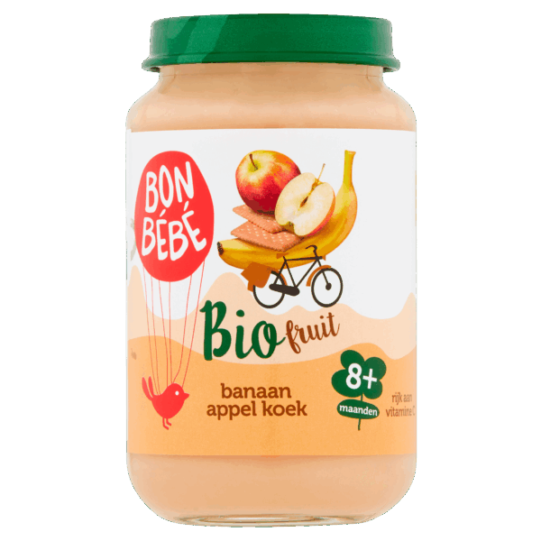 Bonbebe Bio Banaan Appel Koek - PLUS