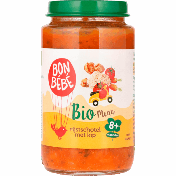 Bonbebe Bio M0813 Rijstschotel met Kip - PLUS