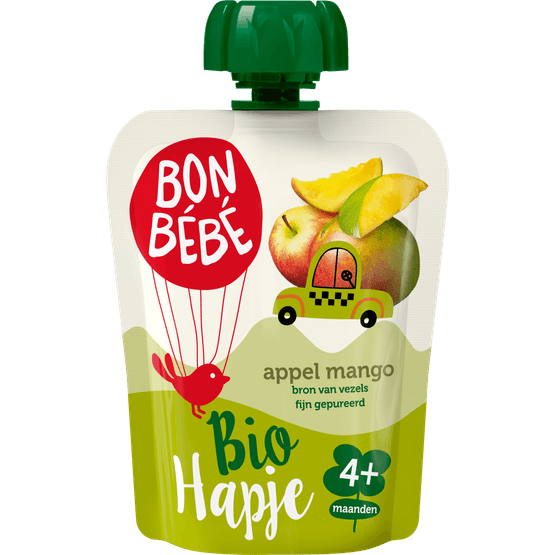 Bonbébé Biohapje 6+ maanden appel-mango - Dirk