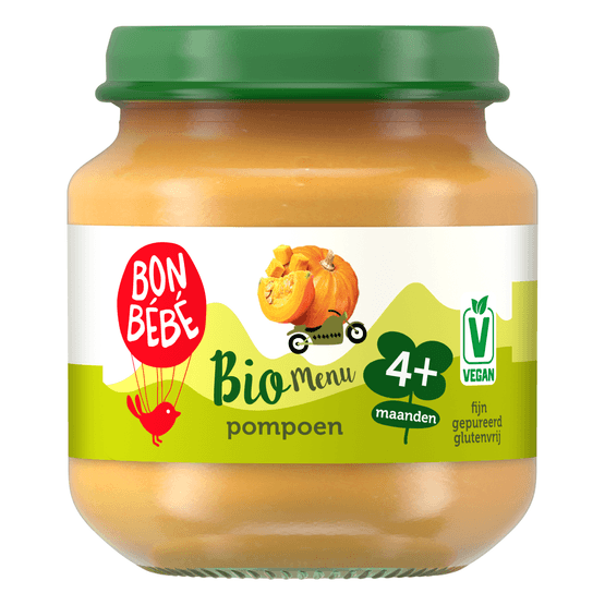 Bonbébé Biomenu m0414 pompoen 4+ maanden - Dirk