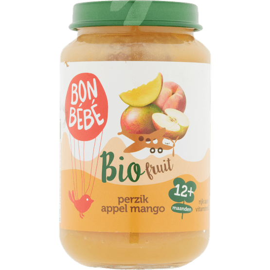 Bonbébé F1207 bio perzik appel mango - Dirk
