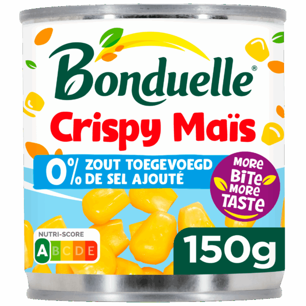 Bonduelle Crispy Maïs 0% zout - PLUS