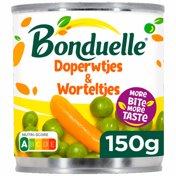 Bonduelle Doperwtjes en worteltjes - PLUS