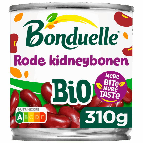 Bonduelle Rode kidneybonen Bio 310 gr - PLUS