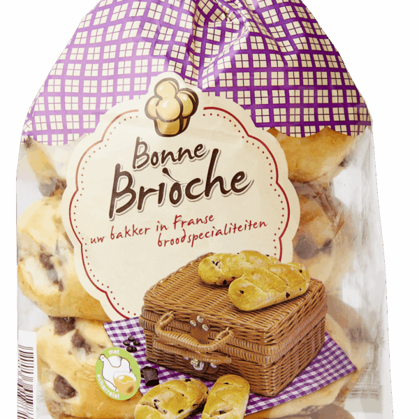 Bonne Brioche Melkbroodjes met stukjes chocolade - PLUS