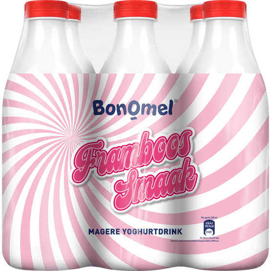 Bonomel Yoghurtdrink framboos - Dirk