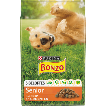 Bonzo Senior Hondenvoer met Kip en Groenten - JUMBO