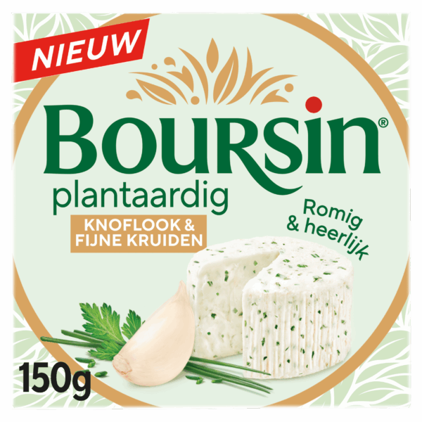 Boursin Plantaardig Knoflook & kruiden - PLUS
