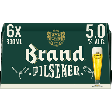 Brand Pilsener Bier Blik 6 x 330ml - JUMBO