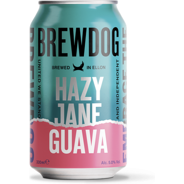 BrewDog Hazy Jane Guava 330ML - JUMBO