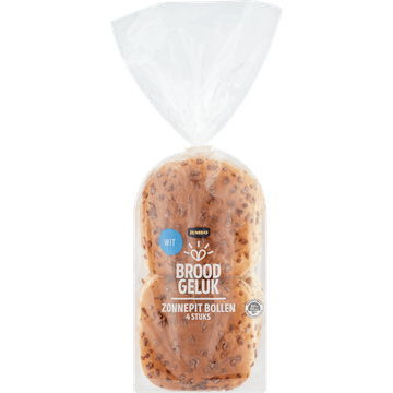 Broodgeluk - Zonnepit Bollen Wit - JUMBO