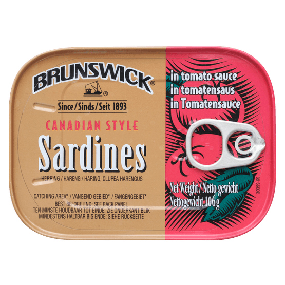 Brunswick Sardines in tomatensaus - Dirk