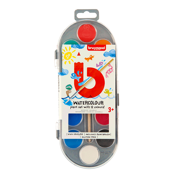 Bruynzeel Watercolour paint set - PLUS