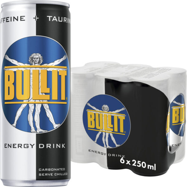 Bullit Energy Drink 6-Pack - Albert Heijn