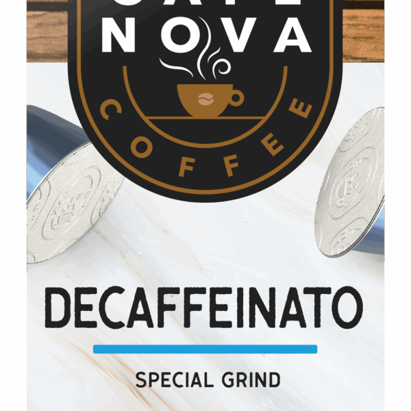 Café Nova Koffiecups decaffeinato sterkte 6 - PLUS