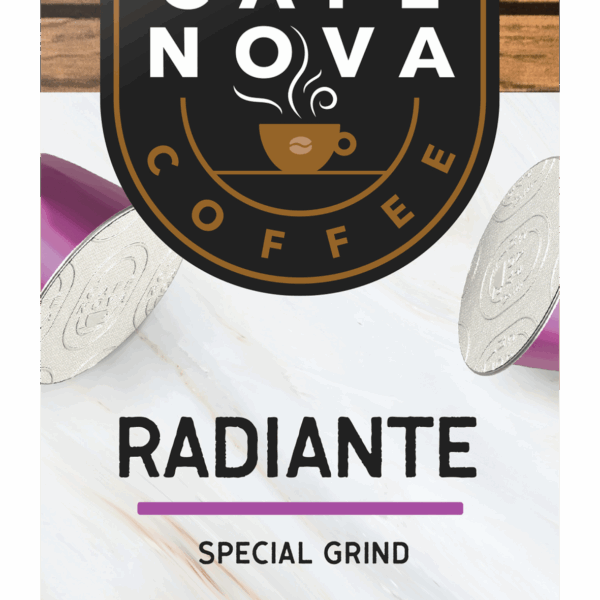 Café Nova Koffiecups espresso radiante sterkte 7 - PLUS