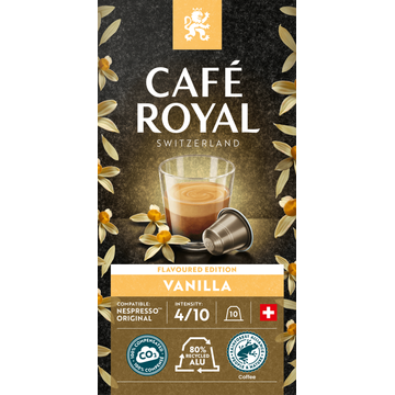 Café Royal Vanilla 10 Capsules - JUMBO