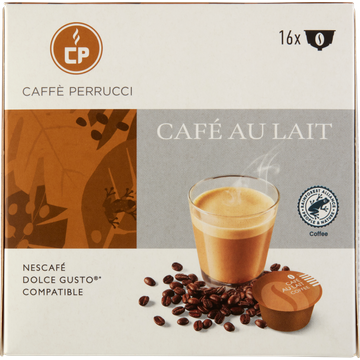 Caffè Perrucci Café au Lait 16 x 10 g - JUMBO