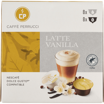 Caffè Perrucci Koffie Latte Vanilla 16 Stuks - JUMBO