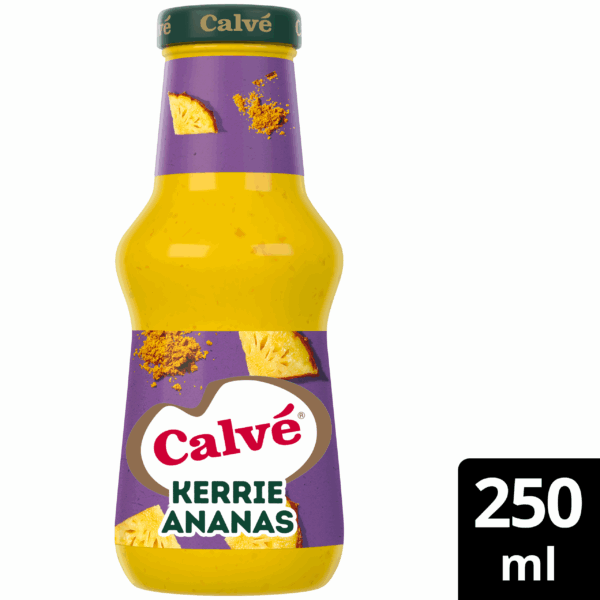 Calvé Partysaus kerrie ananas - PLUS