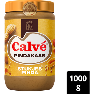 Calve Pindakaas Stukjes Pinda - JUMBO
