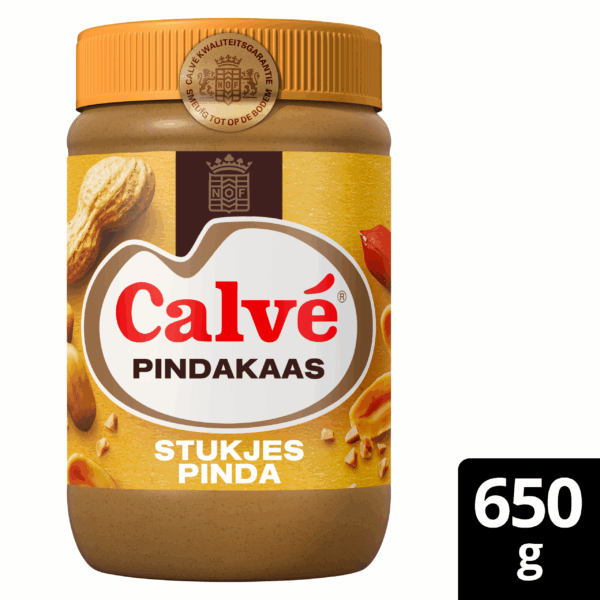 Calvé Pindakaas stukjes pinda - PLUS
