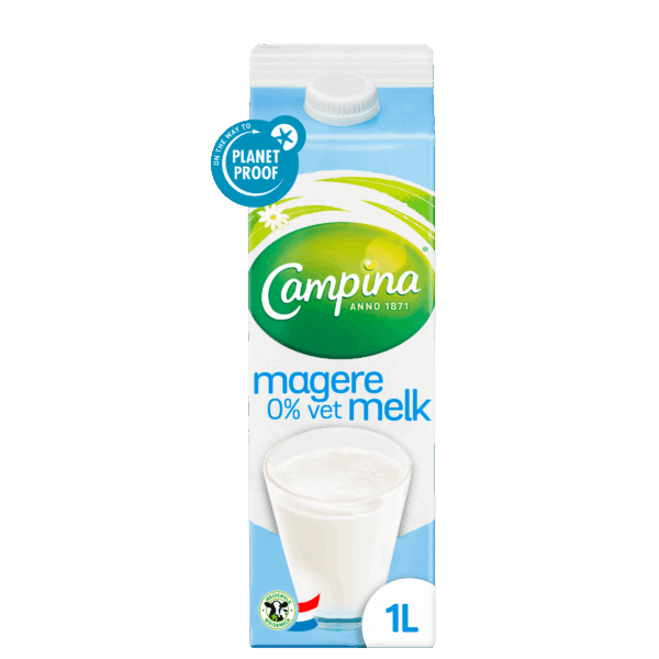 Campina 0% vet melk - PLUS
