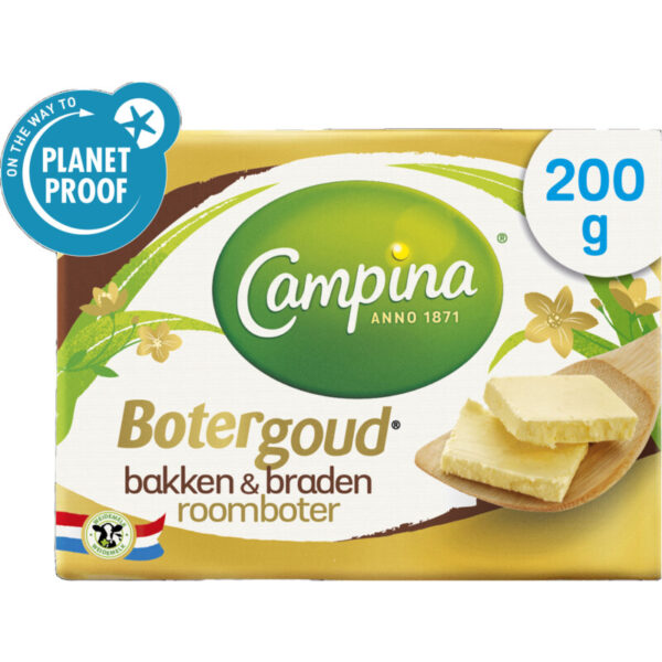 Campina Botergoud Bakken en Braden Roomboter - Albert Heijn