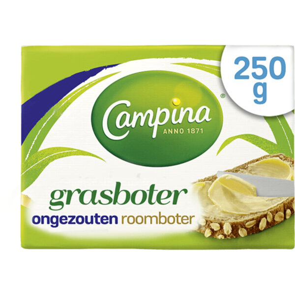Campina Botergoud Ongezouten Grasboter - Albert Heijn