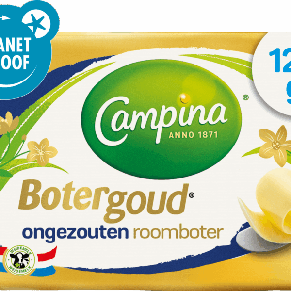 Campina Botergoud Verse Roomboter Ongezouten - PLUS