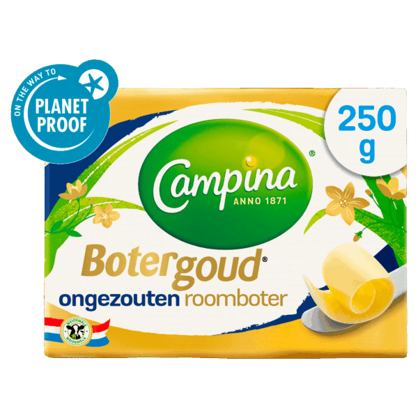 Campina Botergoud verse roomboter ongezouten - PLUS