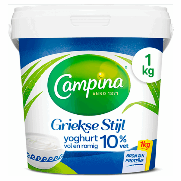 Campina Griekse stijl yoghurt 10% vet - PLUS