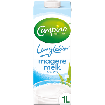 Campina Langlekker Magere Melk 0% Vet - JUMBO