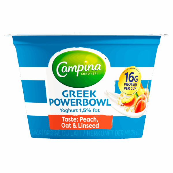 Campina Powerbowl Perzik - PLUS