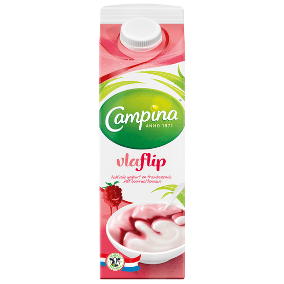 Campina Vlaflip framboos - Dirk