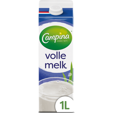 Campina Volle melk 1 L - JUMBO
