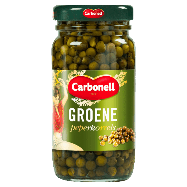 Carbonell Groene Peperkorrels - PLUS