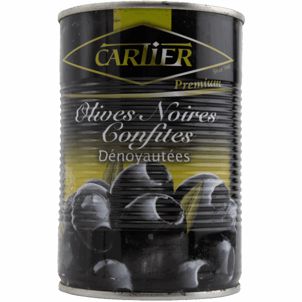Cartier Zwarte olijven zonder pit - PLUS