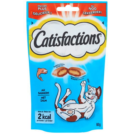 Catisfactions Kattensnoepjes met zalm - Dirk