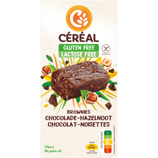 Céréal Brownies chocolade en hazelnoot - Dirk