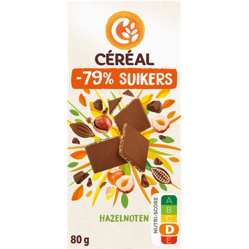 Céréal Minder Suikers Melkchocolade - Hazelnoten - JUMBO