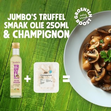 Champignon met Jumbo's Truffel Smaak Olie - JUMBO
