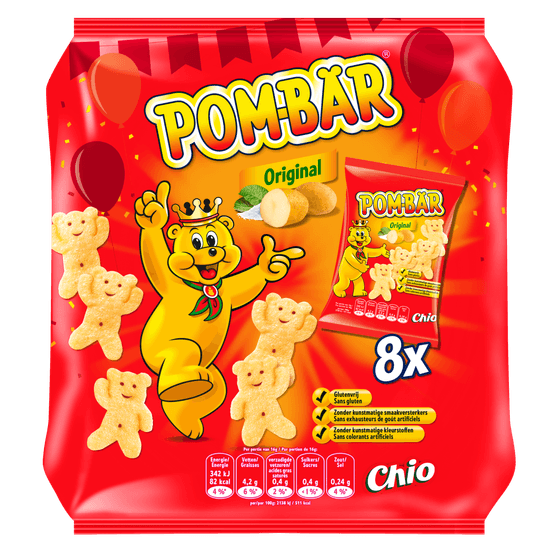 Chio Pom bar original multipack 8 stuks - Dirk