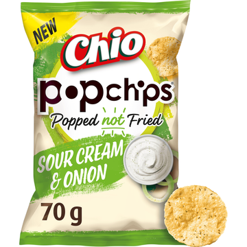 Chio Popchips Sour Cream & Onion - JUMBO