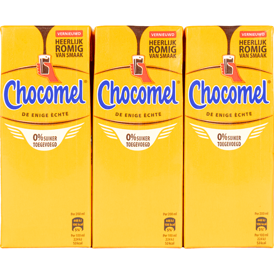 Chocomel Chocolademelk 0% 6 pack - Dirk
