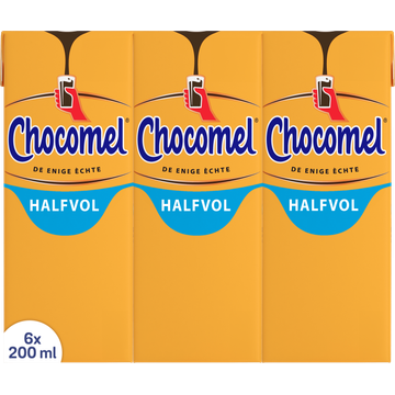 Chocomel Halfvol 6 x 200 ml - JUMBO