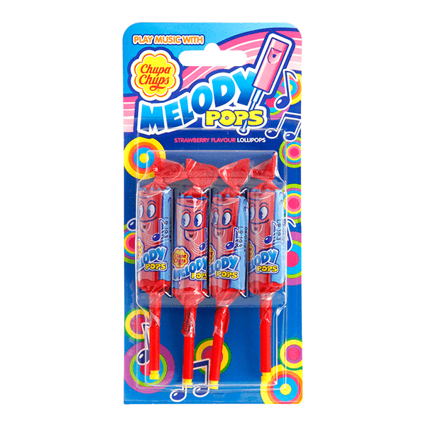 Chupa Chups Melody pops 4-pack - PLUS