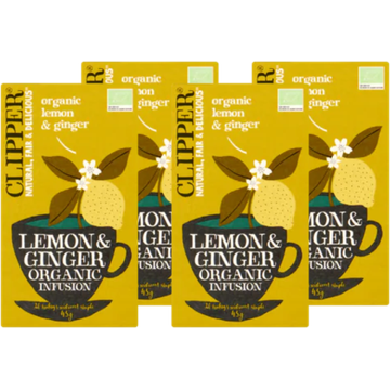 Clipper Bio Lemon & Ginger Organic Infusion - JUMBO