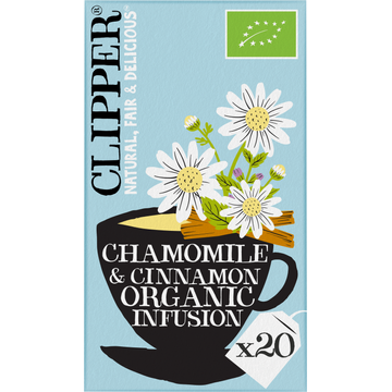 Clipper Chamomile & Cinnamon Organic Infusion - JUMBO