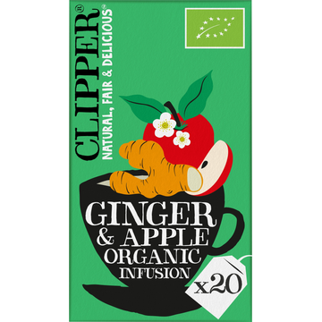 Clipper Ginger & Apple Organic Infusion - JUMBO